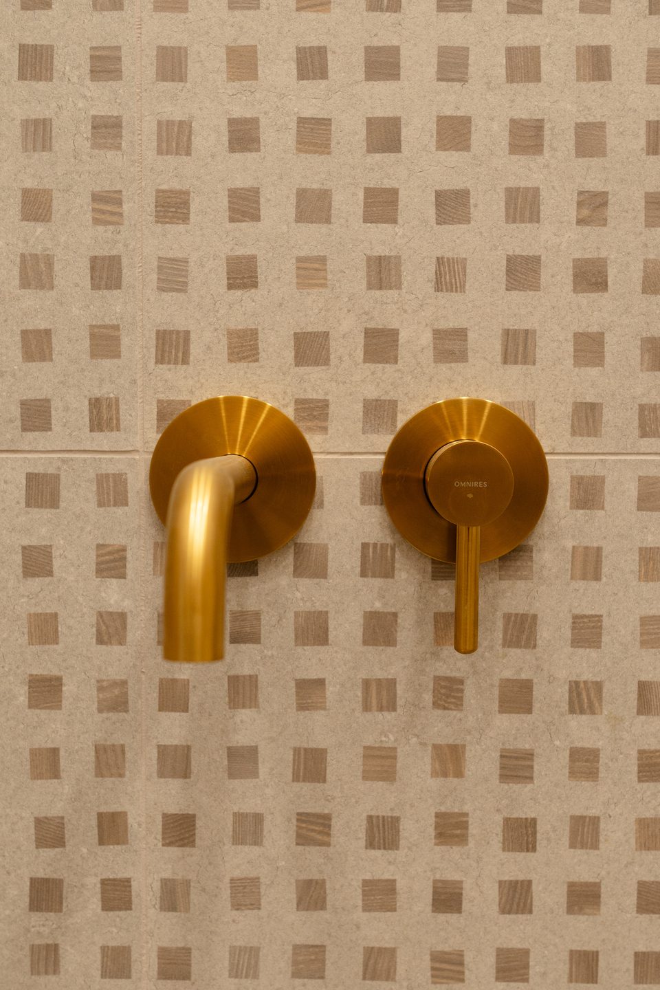 Built-in brass mixers
